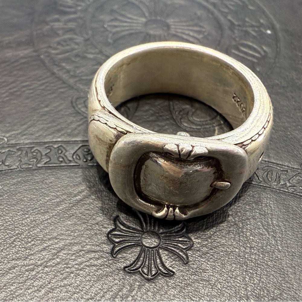 Chrome Hearts Silver Women's Ring with Unique Design